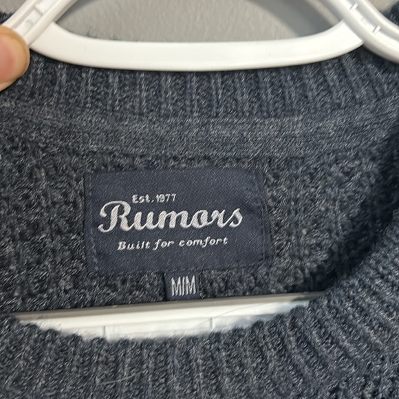 Blue knitted crewneck, Size M - Picture 2 of 3